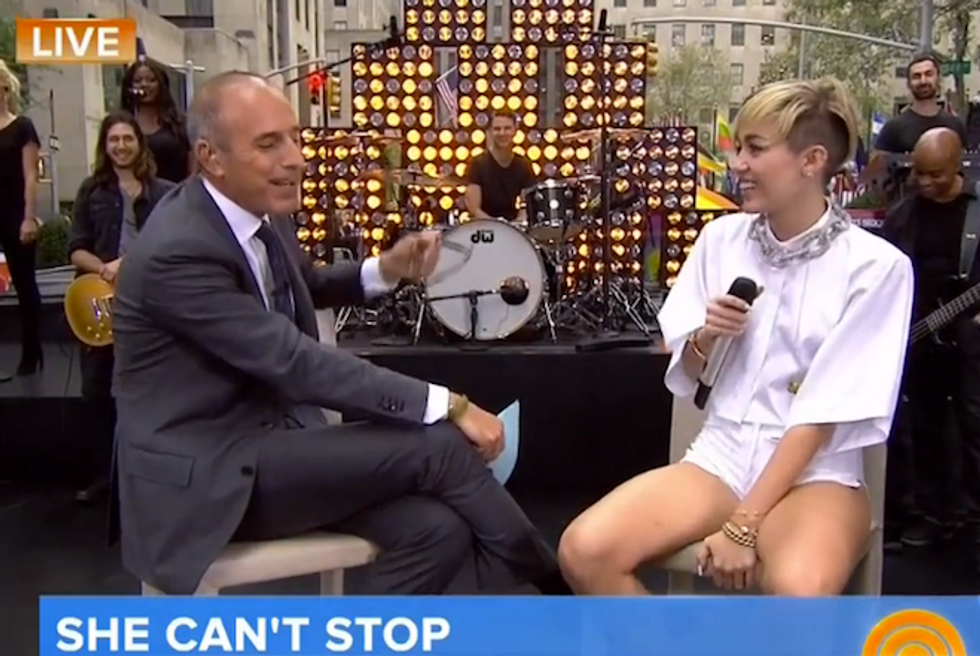 Turns Out Matt Lauer and Miley Cyrus Have Incredible Pseudo-Sexual Banter