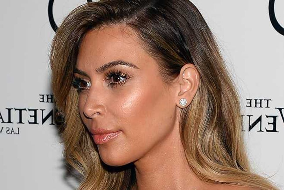Kim Kardashian's Christmas Card Is All About... Well.. Check It Out...