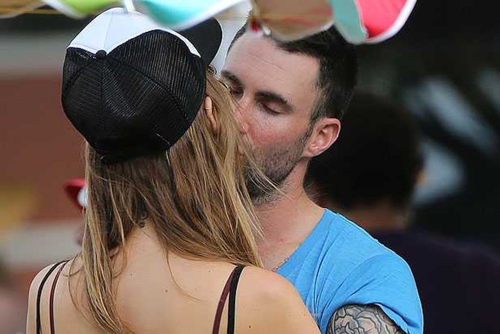 Adam Levine Sure Loves His Women