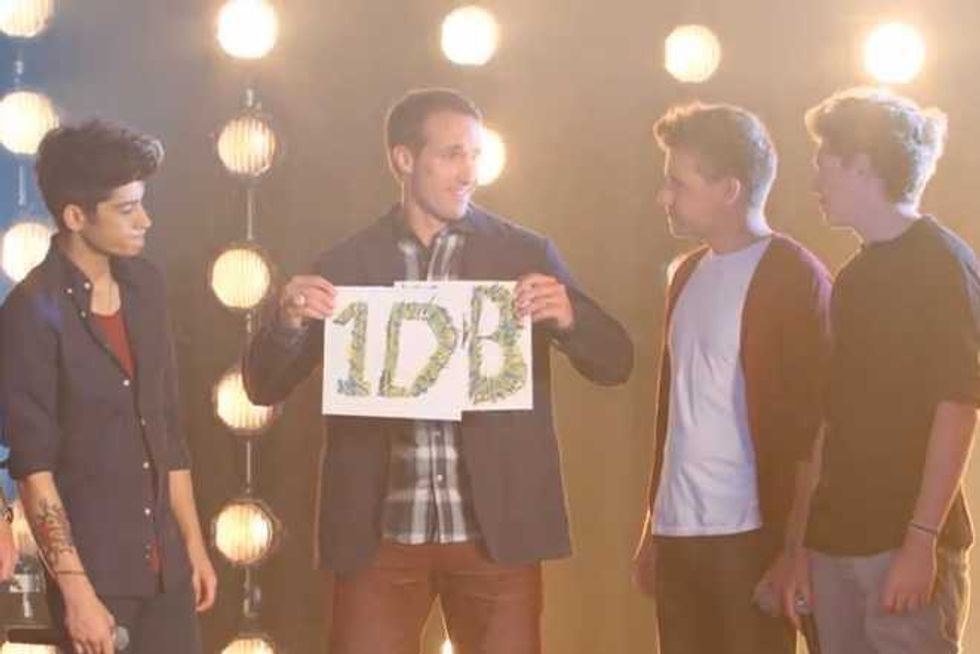 Drew Brees Hopes One Direction Will Help 1DB Break All Kinds of Musical Records