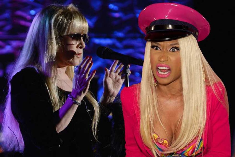 Stevie Nicks Shares Thoughts of Strangling Nicki Minaj and Other "American Idol" Musings