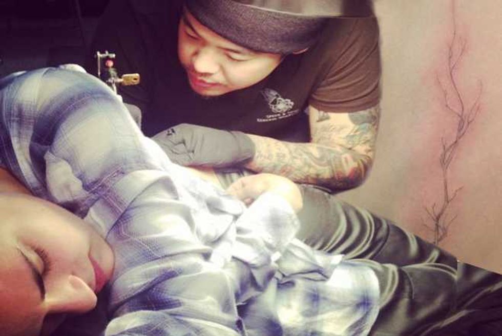 Tallulah Willis Ups The Ante With Gnarly Torso Tattoo!
