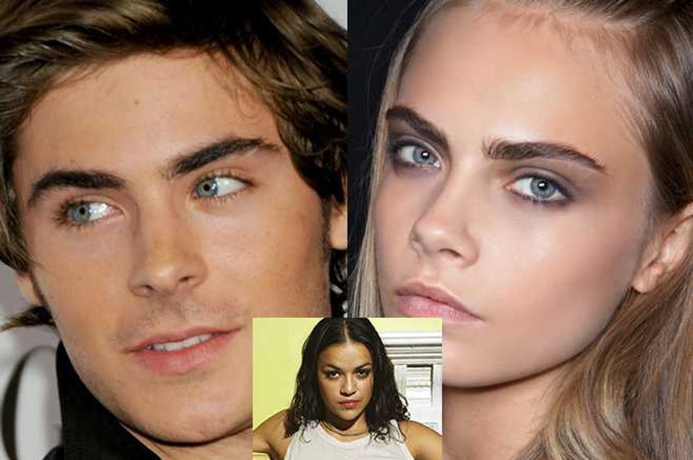 Michelle Rodriguez Leaves Cara Delevingne for Look-Alike Zac Efron