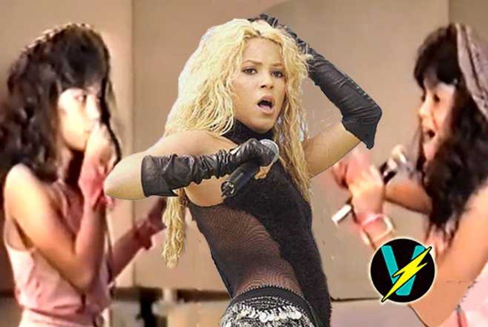 Watch Adorable Video Of 12-Year-Old Shakira Singing, Belly Dancing