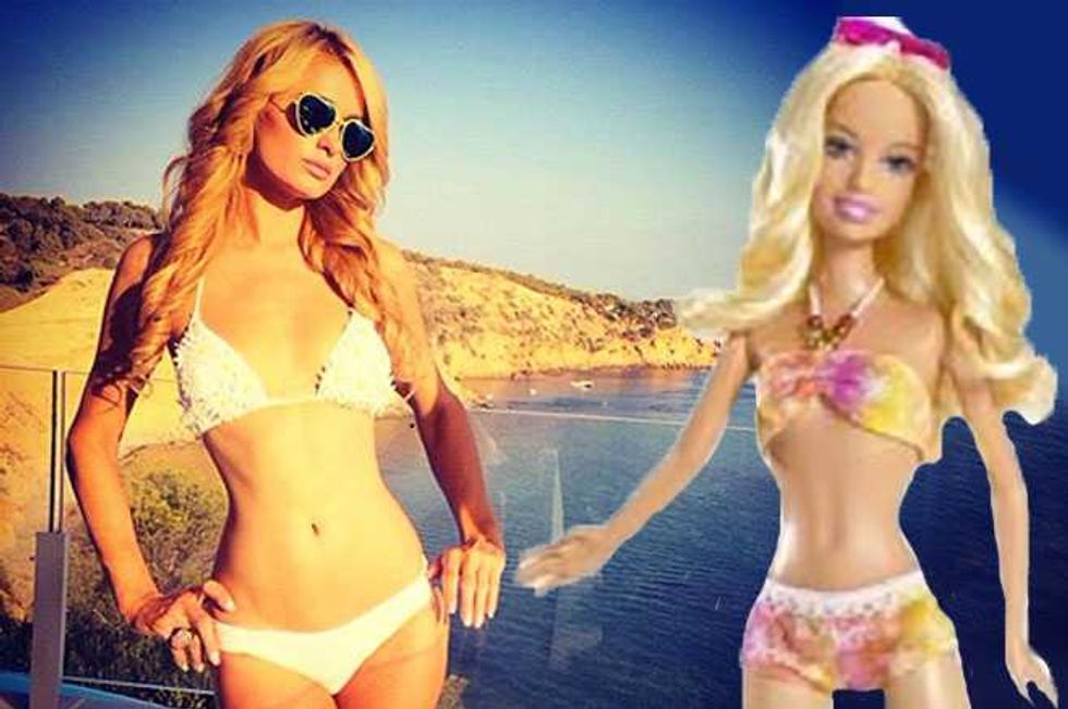 Paris Hilton Goes On Photoshop Diet, Morphs Into Human Barbie