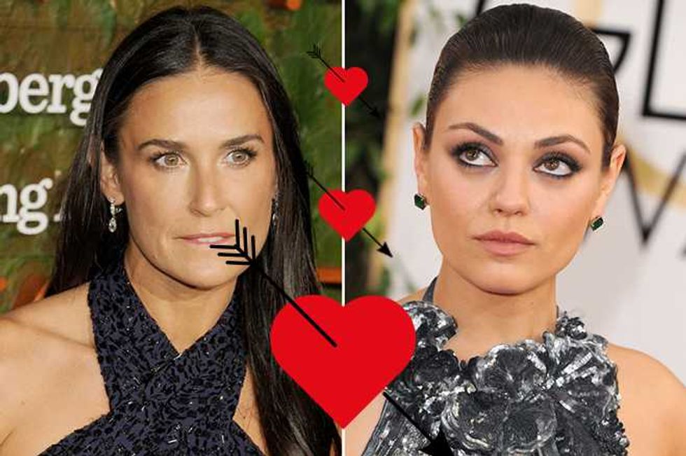 All The Usual 'Sources' Go All Out On Demi Moore, Mila Kunis Baby Bullshit
