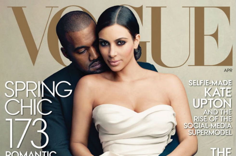 Kanye West and Kim Kardashian Land Vogue Cover (R.I.P. Vogue)