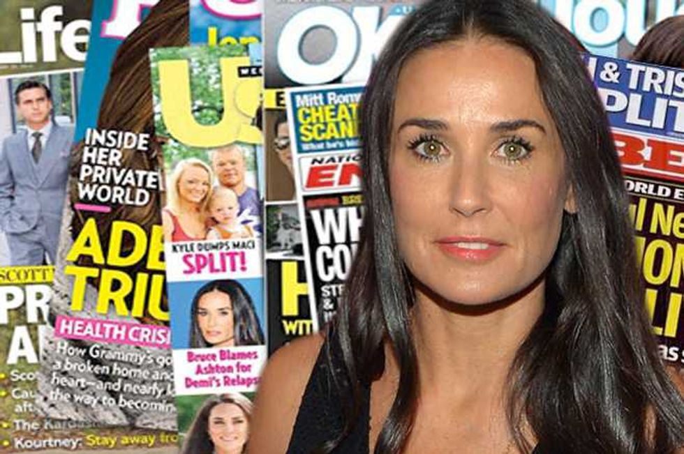 Inside Demi Moore Tabloid Maelstrom Triggered By Ashton Kutcher Mila Kunis Baby News