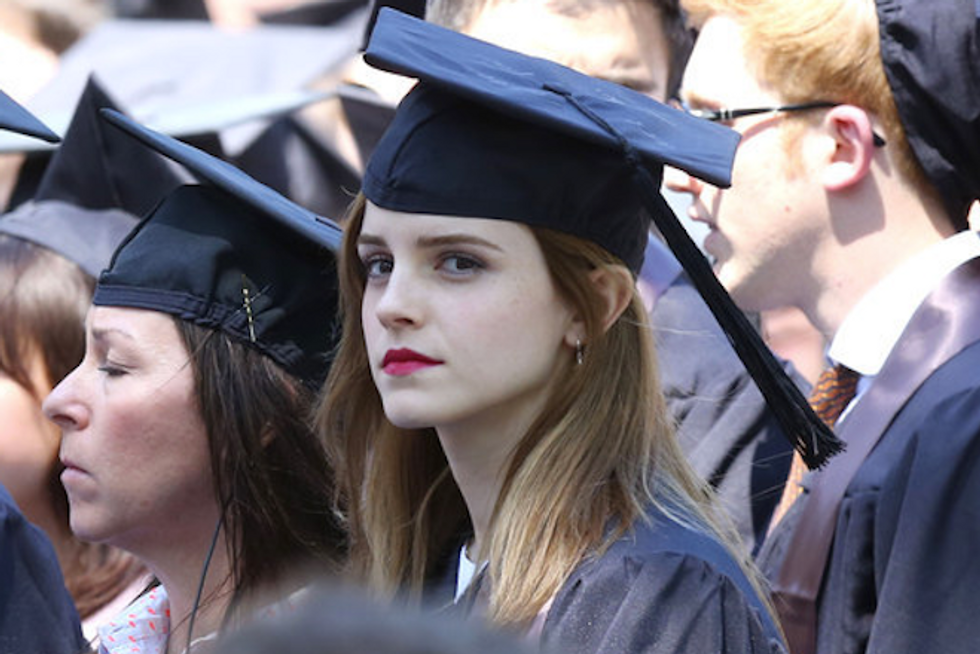 Emma Watson's Graduation Buddy Was Actually Her Bodyguard