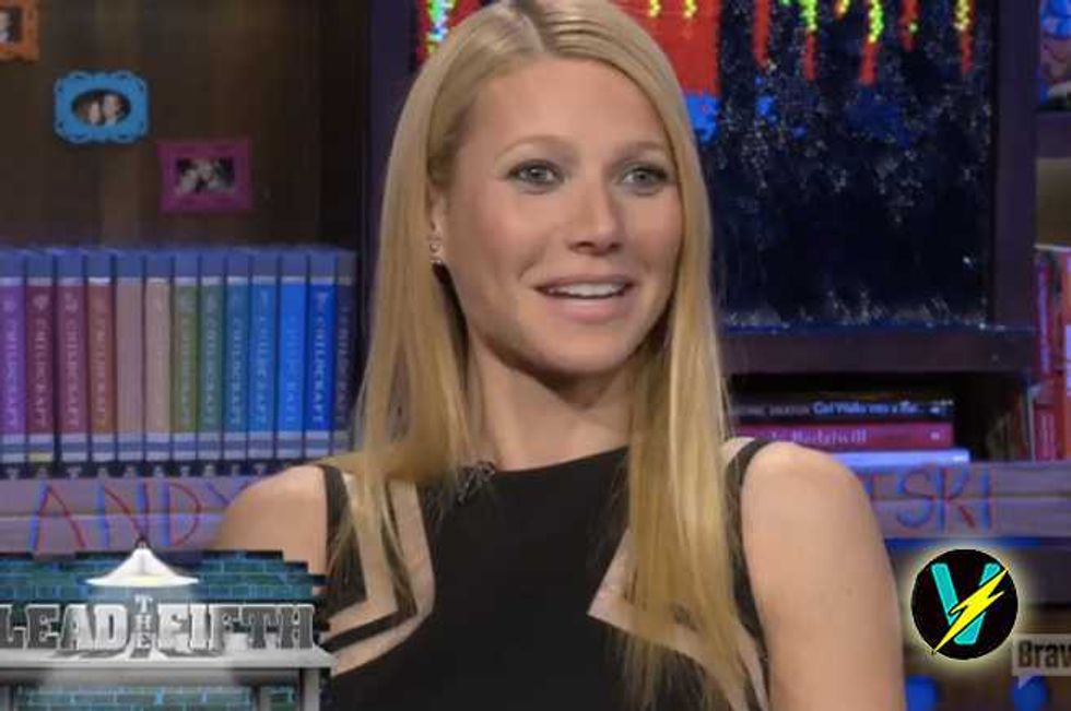 Andy Cohen Hilariously Gets Gwyneth Paltrow To Admit Taking Hard Drugs