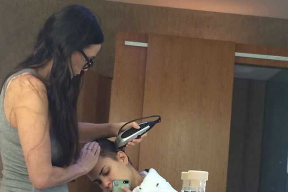 Demi Moore Shaves Tallulah Willis' Head—'Mommy Daughter Bonding Time!'