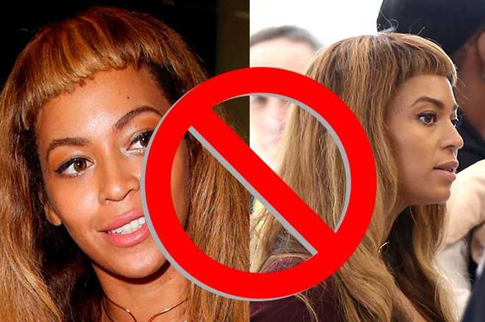 Admit It, Beyonce—The Bangs Blow
