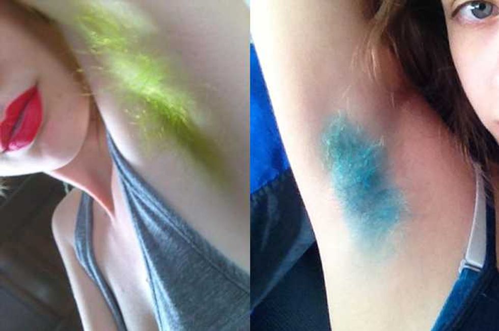 What About Dyeing Your Armpit Hair?