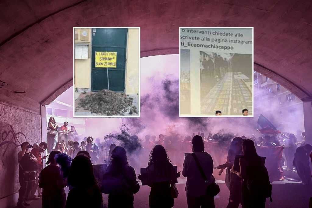 Odio rosso in strada: studenti schedati, letame e verdure verso le sedi di Fdi