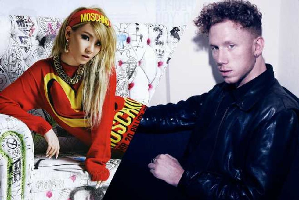 2NE1's CL Hits The Studio With Swedish Star Erik Hassle