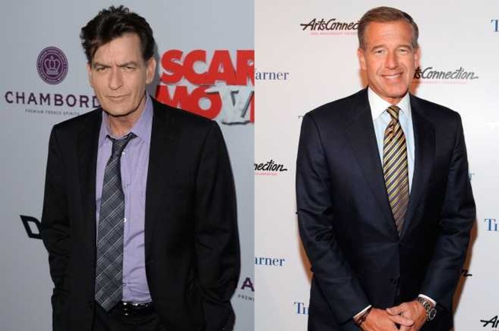 Charlie Sheen Sticks His Nose In Brian Williams Debacle
