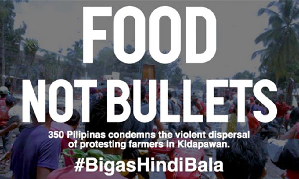 Food Not Bullets: Hunger Pangs of Starving Farmers Met by a Barrage of Bullets