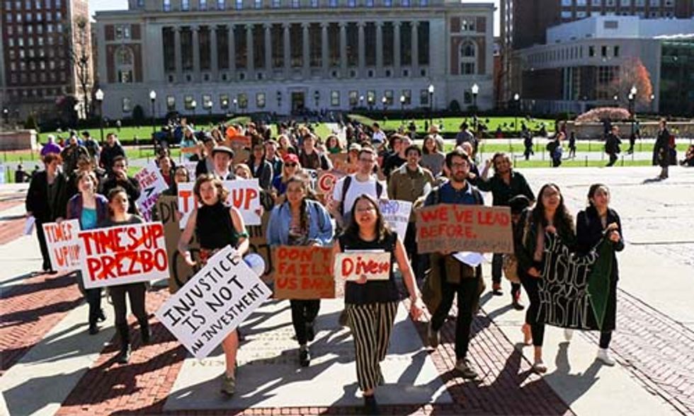 40 Students Arrested Demanding Their Schools Divest From Fossil Fuels