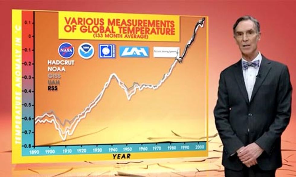 Watch Bill Nye Put His Climate Money Where His Mouth Is
