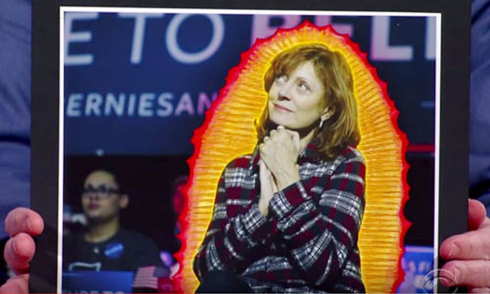Watch Susan Sarandon Share on Colbert Why She Broke Up With Hillary Clinton