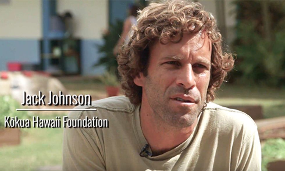 Jack Johnson Helps Connect Children to Their Land, Water and Food