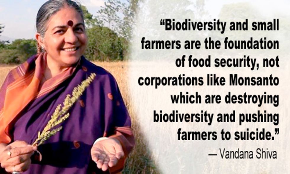 Vandana Shiva: Small Farmers Are Foundation to Food Security, Not Corporations Like Monsanto