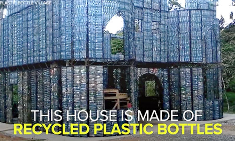 This Eco-Village Is Being Built From More Than 1 Million Recycled Plastic Bottles