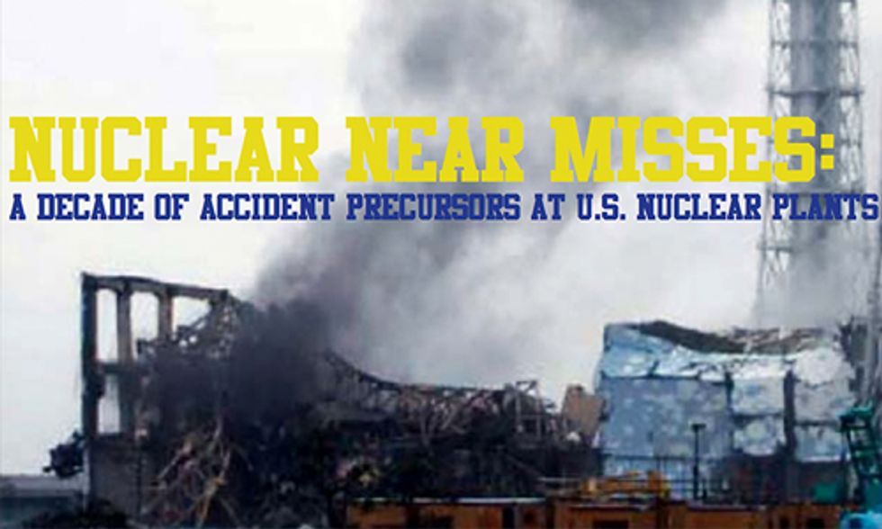 10 Near Misses at U.S. Nuclear Power Plants Considered Precursors to a Meltdown