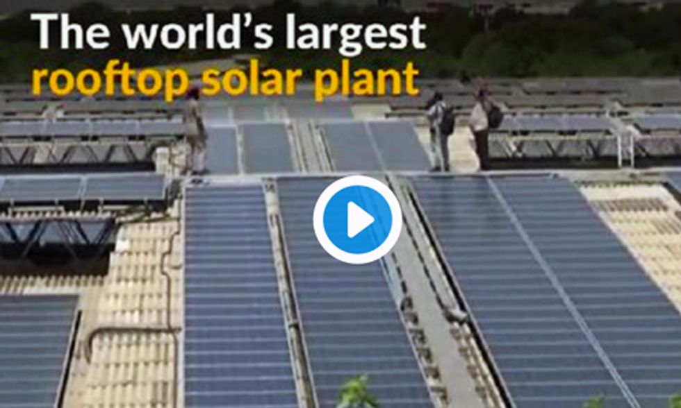 World's Largest Solar Rooftop System Goes Online, Will Power 8,000 Homes
