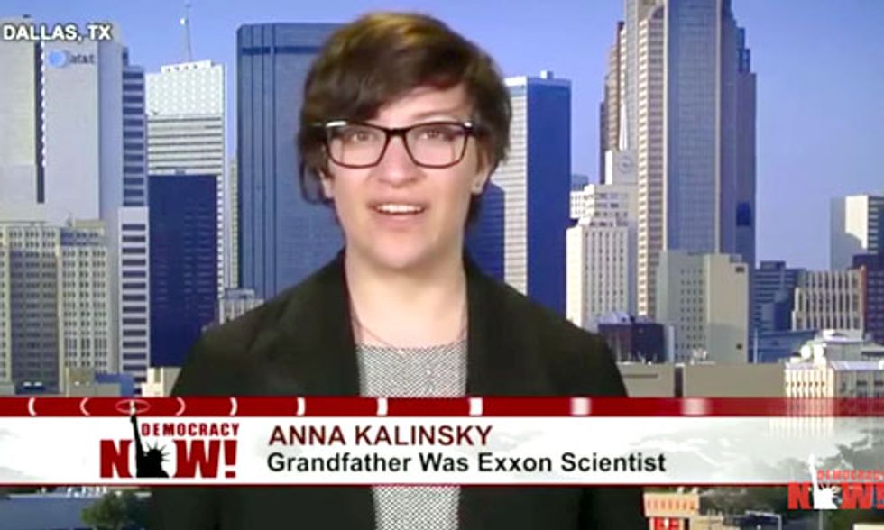 Granddaughter of Exxon Scientist Confronts CEO Over Funding Climate Denial