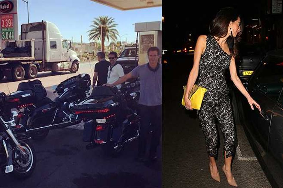 George Clooney Takes Boys-Only Roadtrip While Amal Buys More Clothes