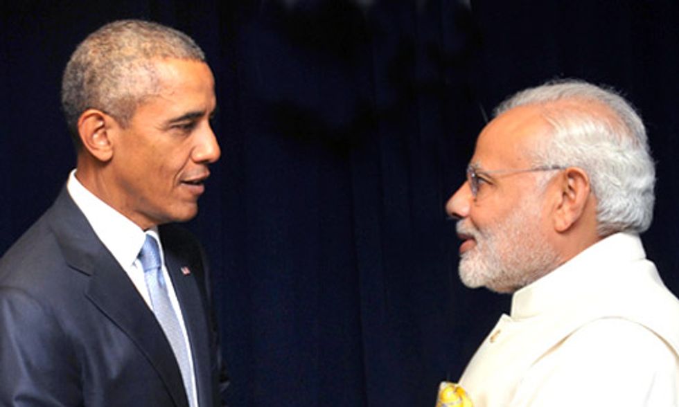 India's Prime Minister Modi Joins Obama in Redoubling Pledge to Act on Climate Change