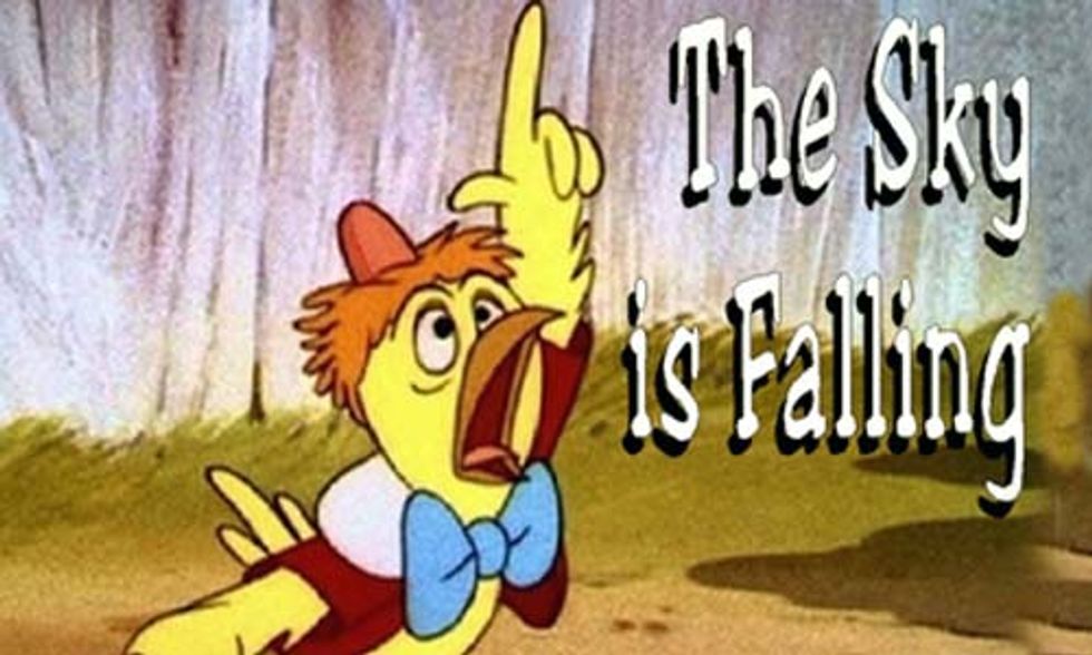 Henny Penny Is Right: The Sky Is Falling