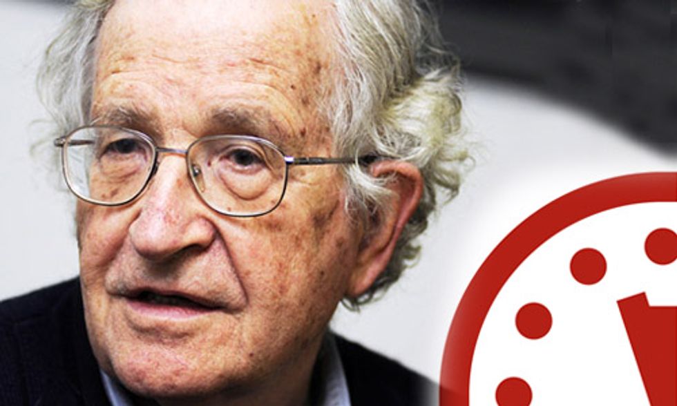 Noam Chomsky: The Doomsday Clock Is Nearing Midnight