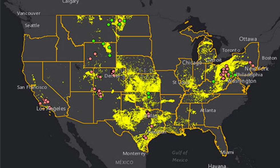 Interactive Map Shows Where Toxic Air Pollution From Oil and Gas Industry Is Threatening 12.4 Million Americans