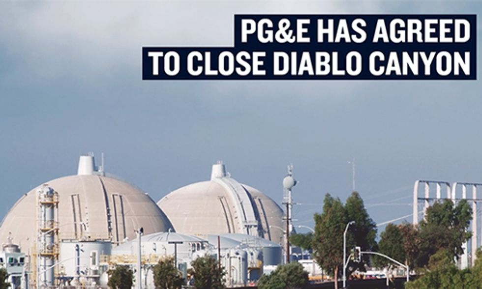 Breaking: Diablo Canyon Nuclear Reactors to Be Replaced With 100% Renewable Energy