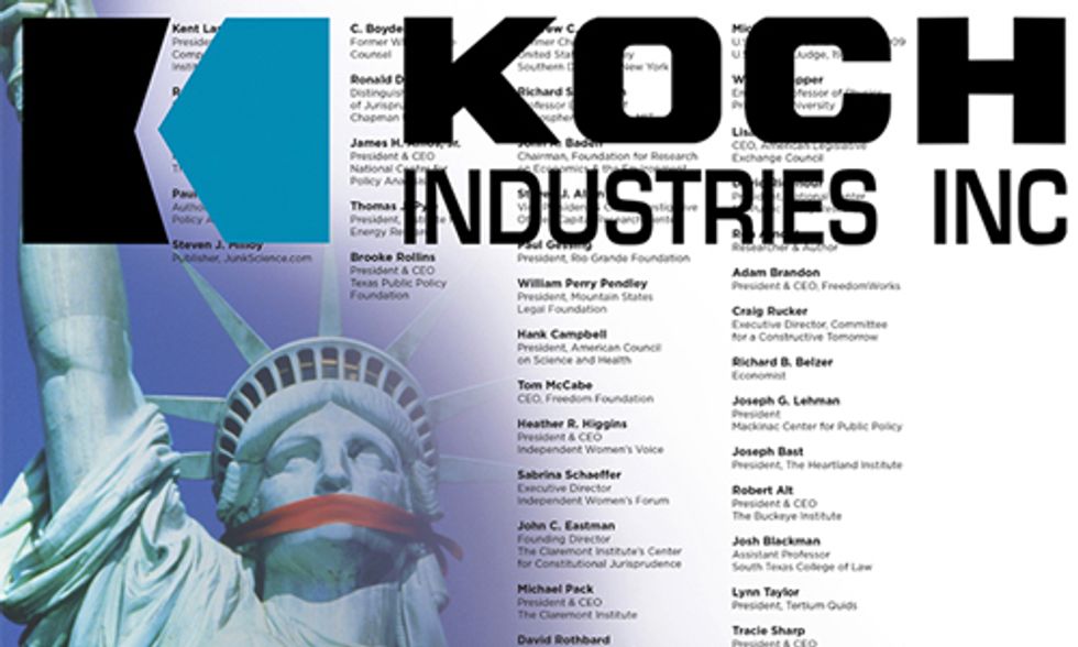 Koch Brothers Continue to Fund Climate Change Denial Machine, Spend $21M to Defend Exxon