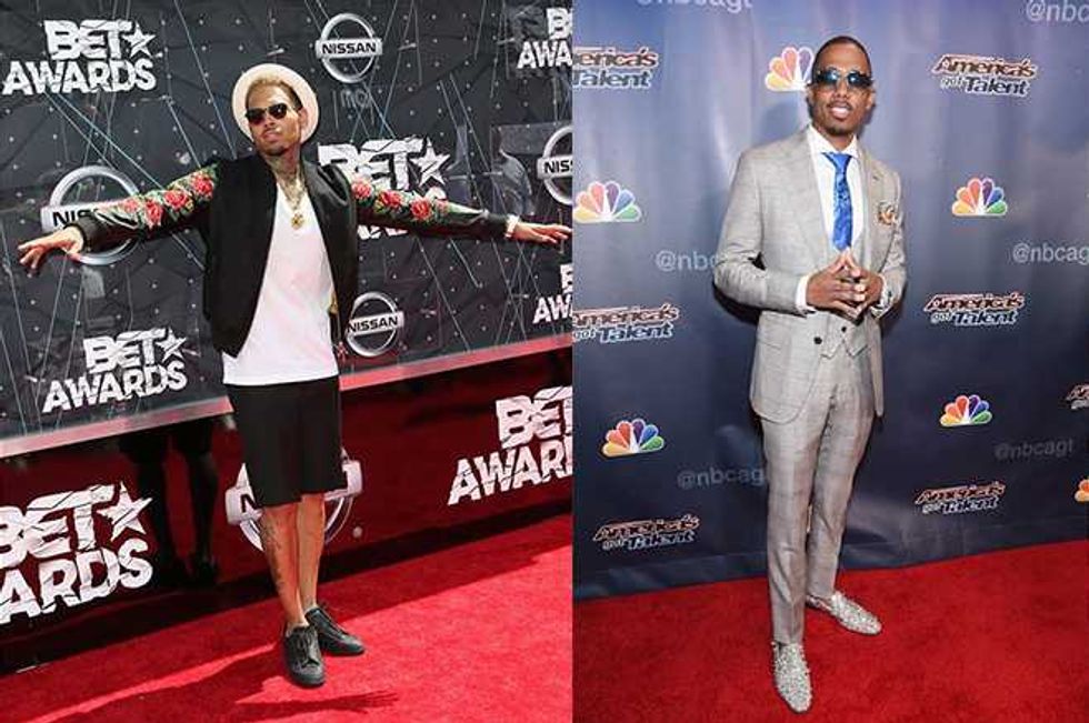 Nick Cannon Beats Chris Brown In Shoe Hoarding Contest