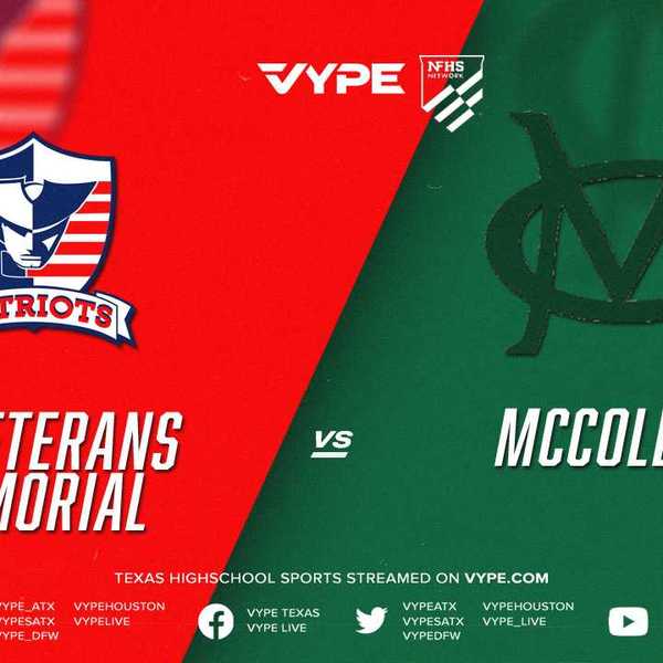 8PM | NFHS – 5A D2 Softball Area Game 1: SA Veteran’s Memorial vs. McCollom