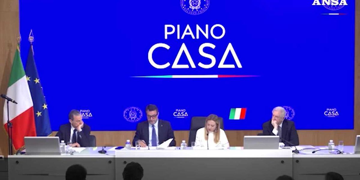 meloni con il piano casa rigenerati 60000 alloggi popolari