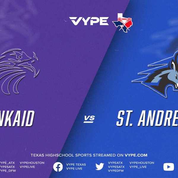 2:30PM - TGHSLL Super Regionals D1 Bracket C: Kinkaid vs. St. Andrew's