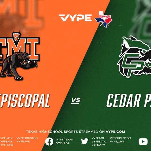 12:30PM - TGHSLL Super Regionals D3 Bracket B: TMI Episcopal vs. Cedar Park