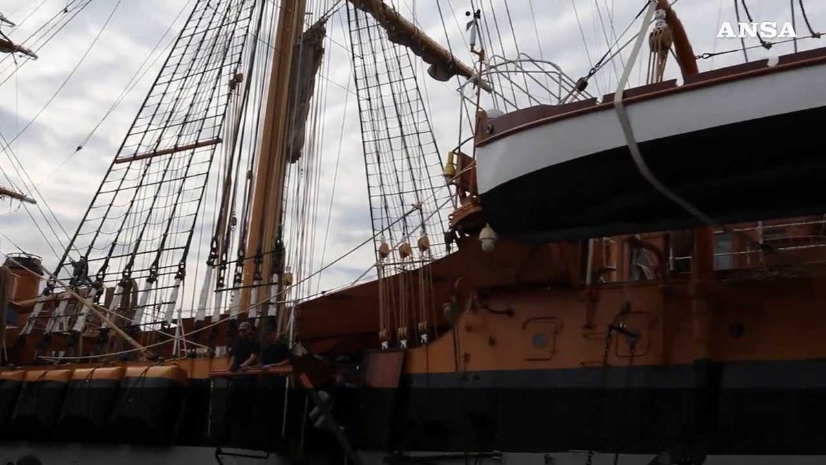 L'«Amerigo Vespucci» verso gli Usa per i 250 anni dell'Indipendenza