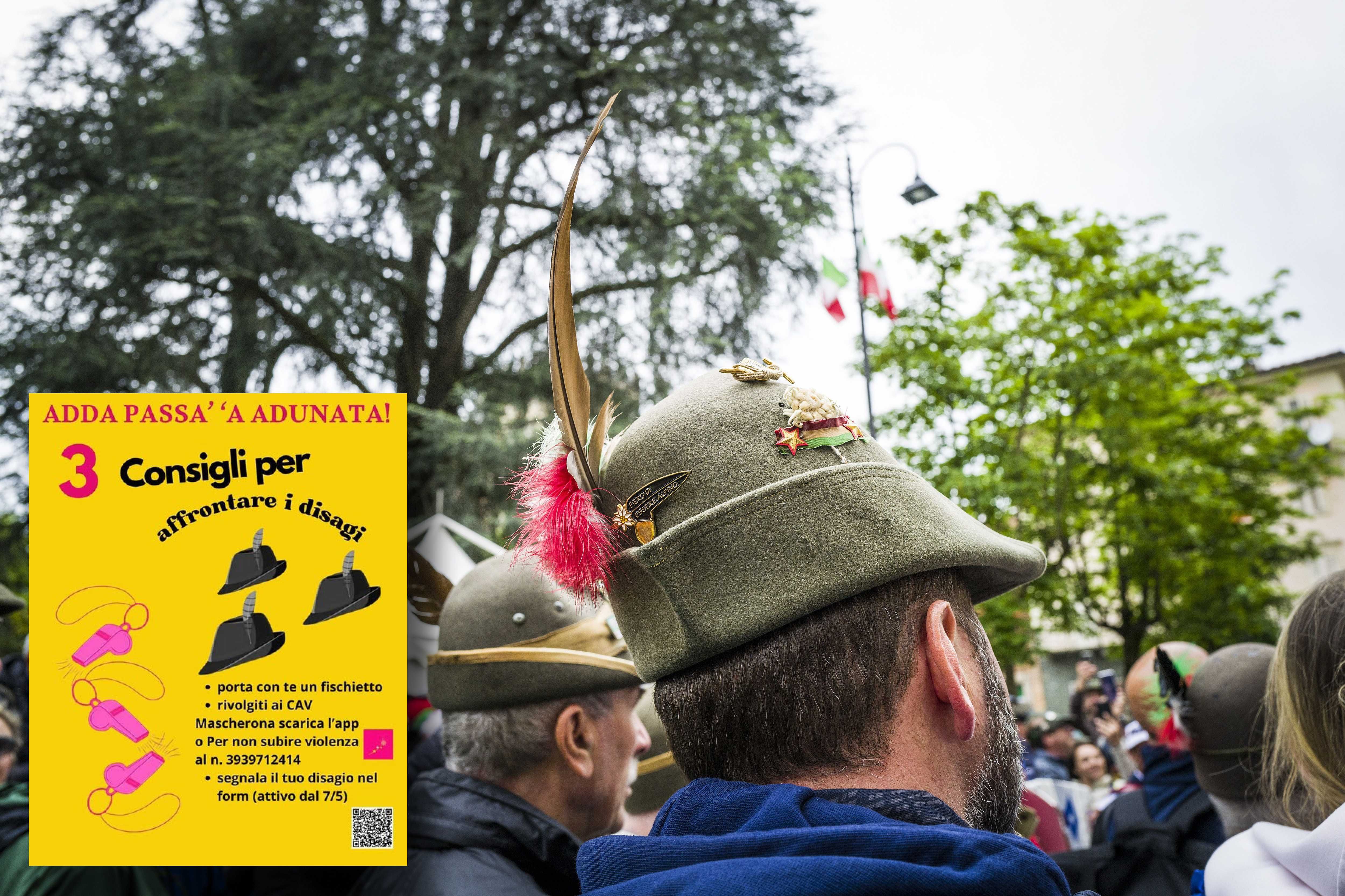 Le femministe infamano gli Alpini: pubblicati volantini «anti molestie»
