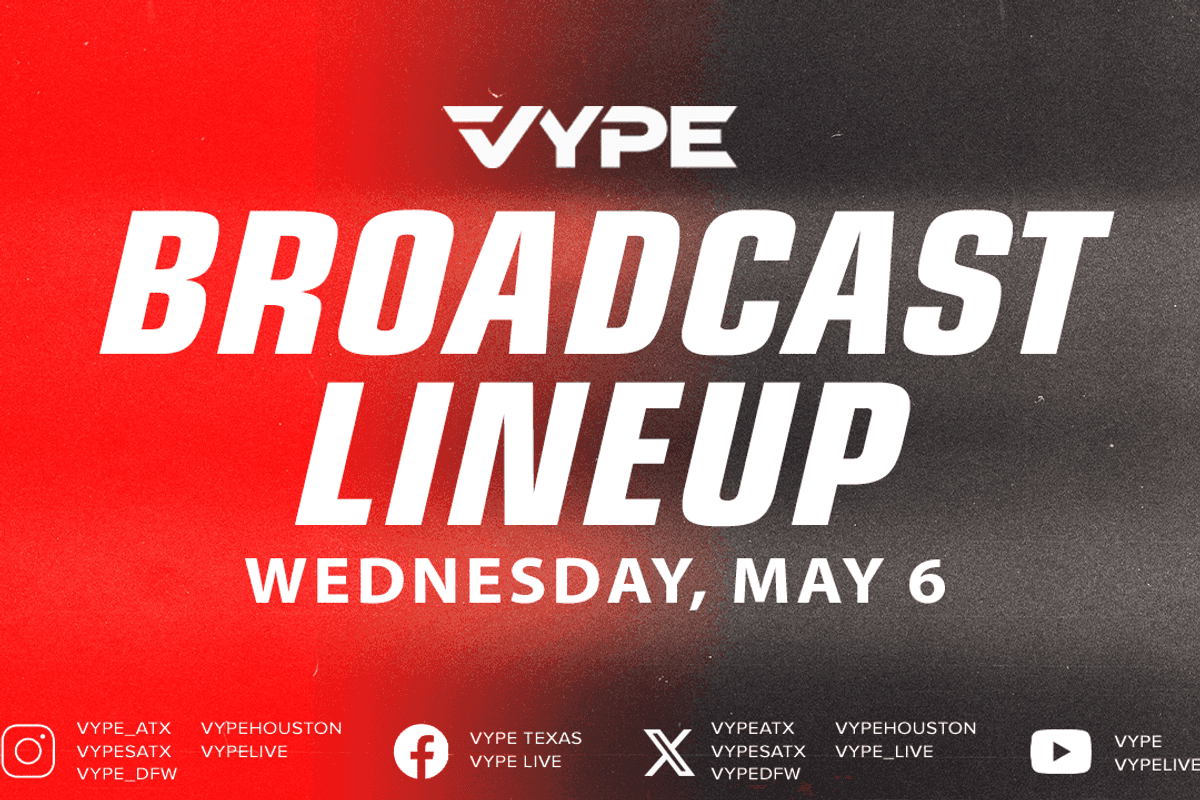 VYPE Live Lineup - Wednesday 5/6/26