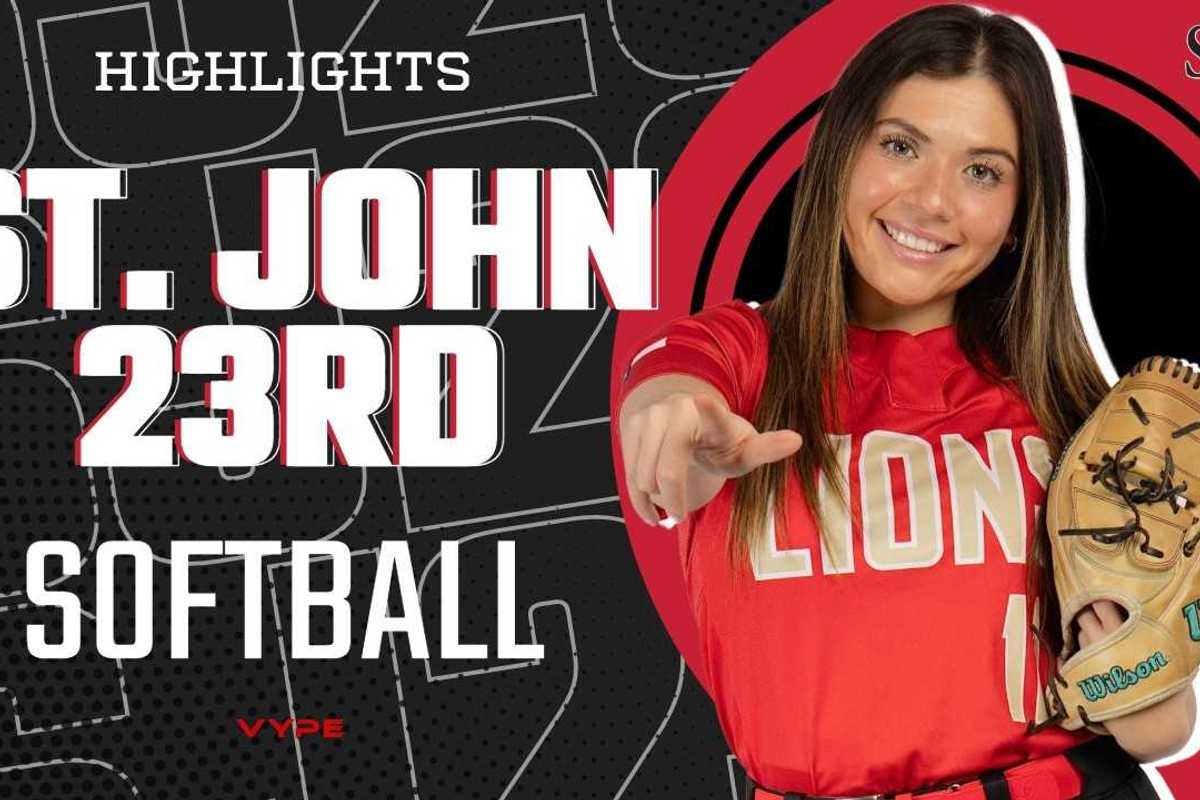 VYPE HIGHLIGHTS | St. John XXIII Lions vs Concordia Lutheran Crusaders Softball