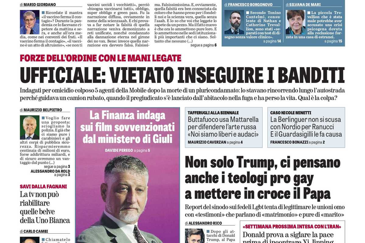 Oggi in edicola
