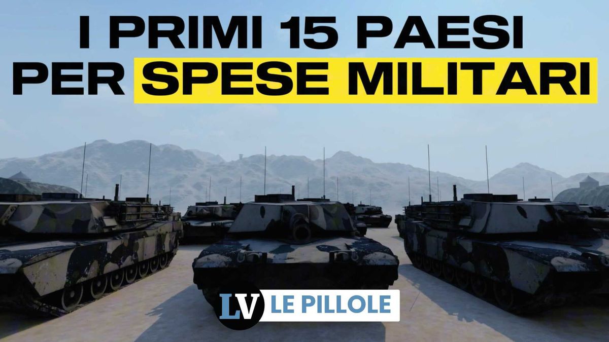 I primi 15 Paesi per spese militari