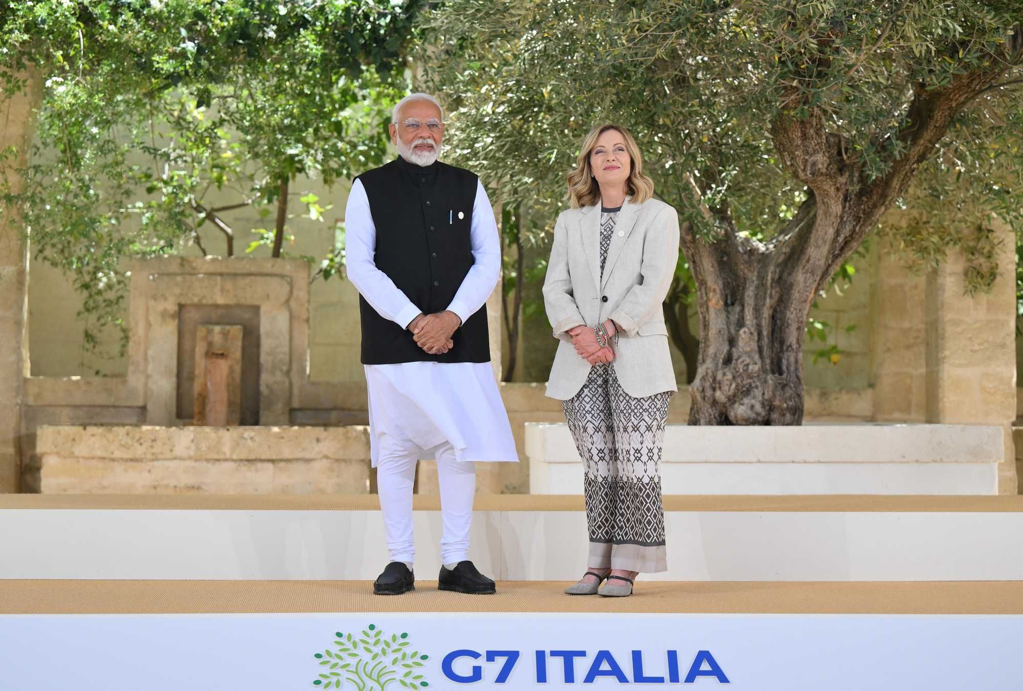 Meloni con Modi per collaborare su difesa e sviluppo