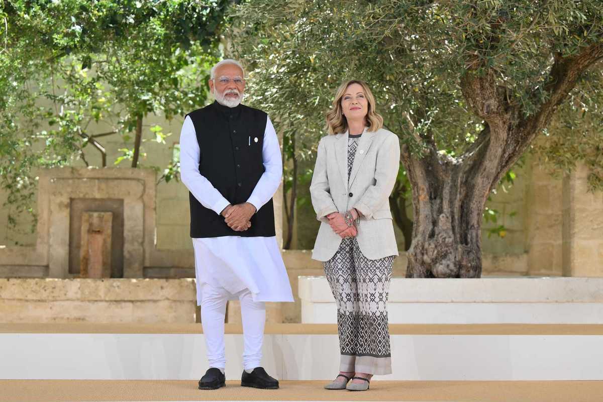 Meloni con Modi per collaborare su difesa e sviluppo